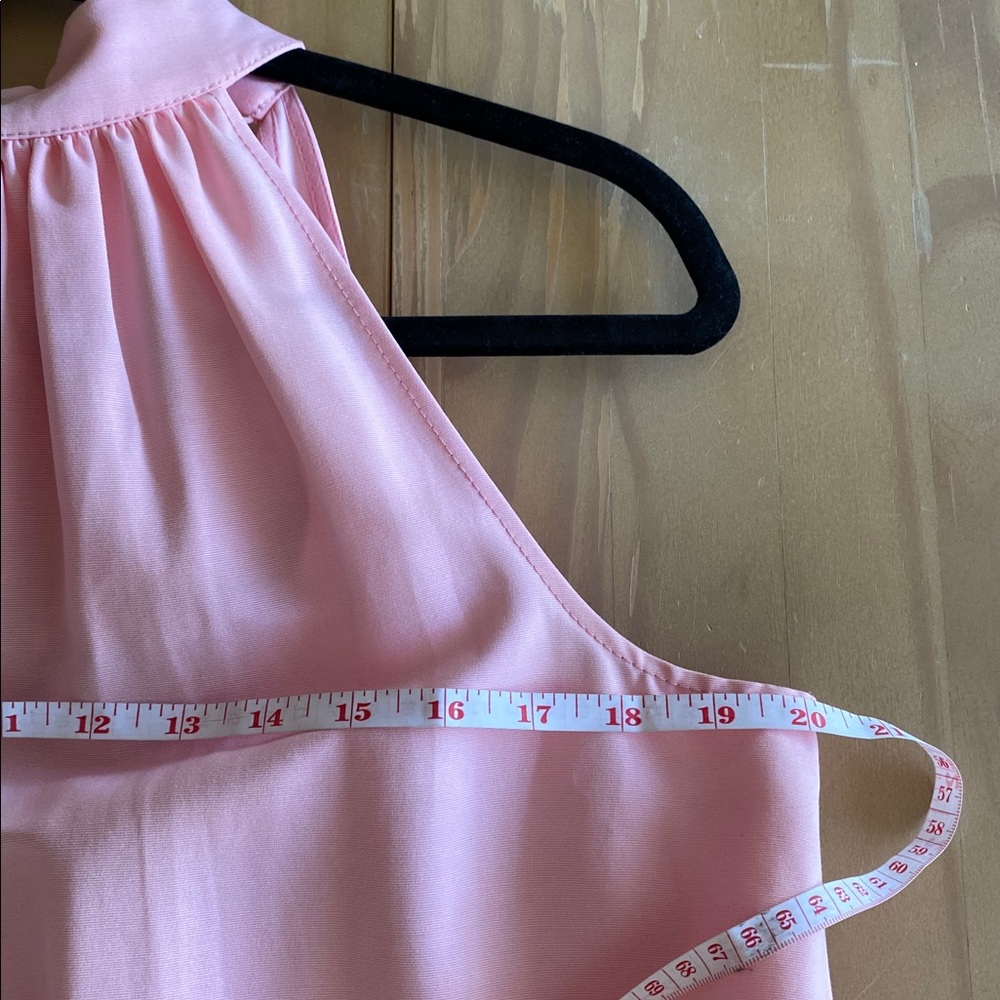 STAUD Marlowe Tiered Poplin Maxi Dress Size S Pearl Pink Bow-Back - Picture 16 of 16